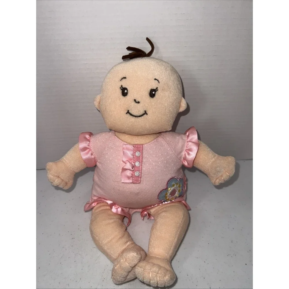 Manhattan Toy TALKING Baby Stella Pink Romper Doll 12